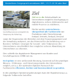 Durchgängige Digitalisierung von Unternehmen Teilbereiche mobile Prozesse