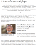 Nachfolgecoaching, gefördert mit 70%
